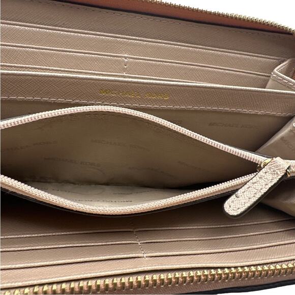 MICHAEL KORS Pink Glitter Zip Around Wallet - Picture 10 of 11